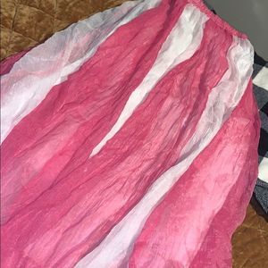 hyyp long fluffy skirt
